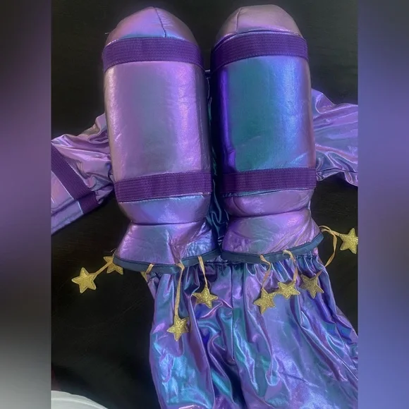 Pottery Barn Galactic Explorer Kids Costume - Purple and Gold - Picture 3 of 4